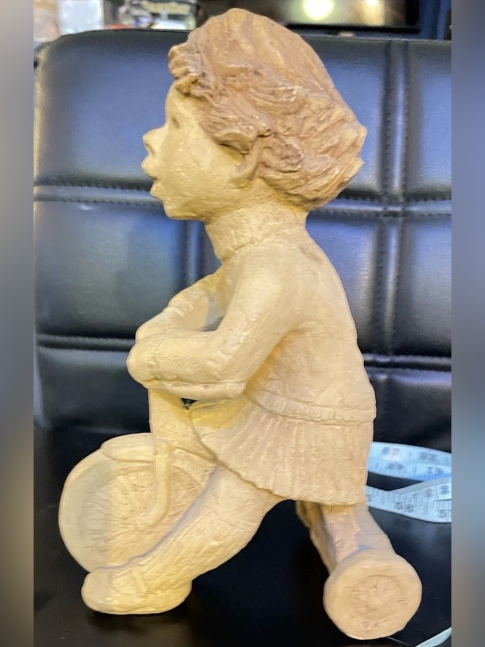 1970's Lee Bortin Sculptures Girl
On Tricycle